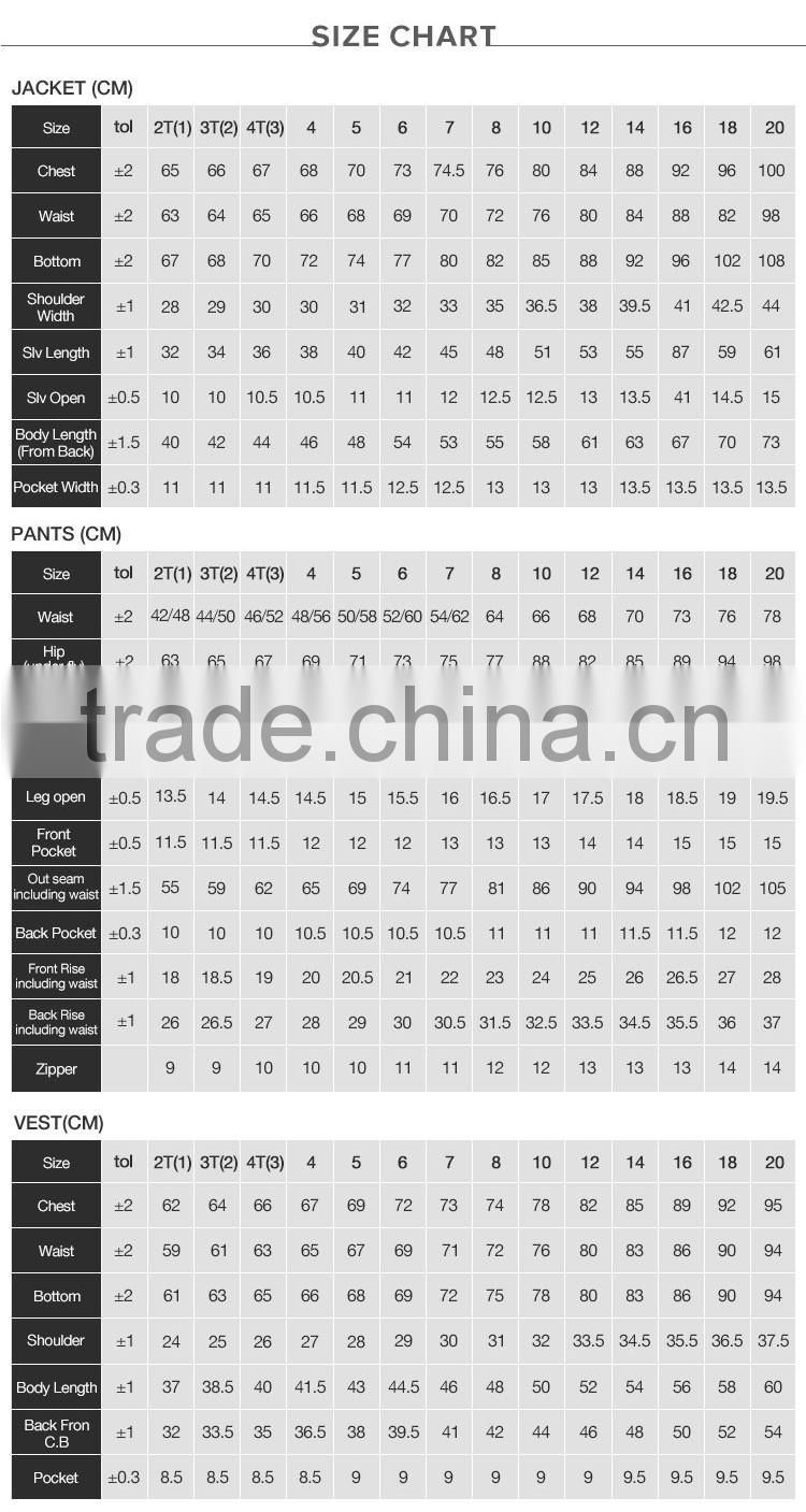 ELPA formal designer slimming wholesale blue3 piece boys tuxedo suits