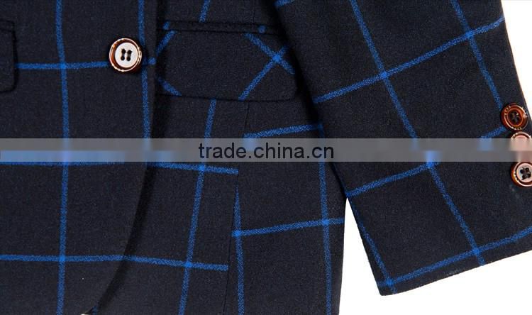 ELPA plaid designer wholesale 3 piece kids boys suits casual suits for Boys