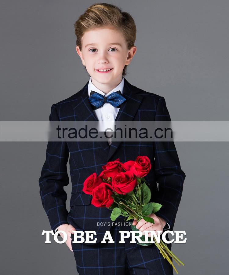 ELPA plaid designer wholesale 3 piece kids boys suits casual suits for Boys