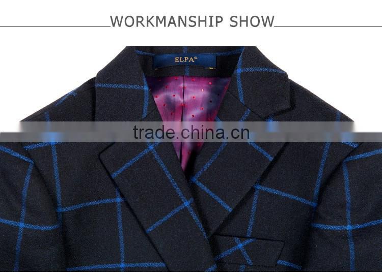 ELPA plaid designer wholesale 3 piece kids boys suits casual suits for Boys