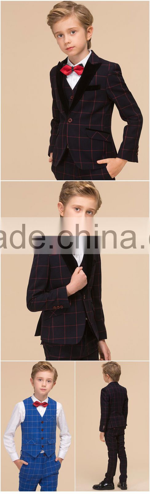 ELPA blue boy suits tuxedo for kids