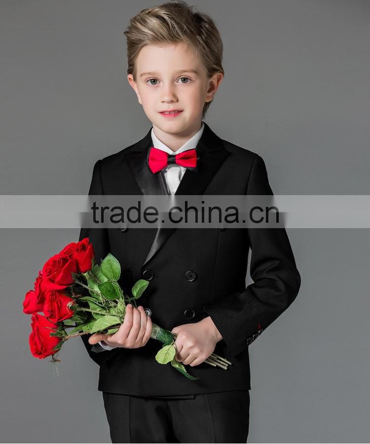 ELPA white 100% polyester fancy designer 3 piece boy suits for show