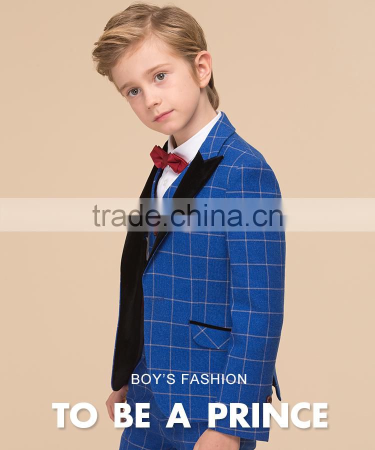 ELPA blue boy suits tuxedo for kids