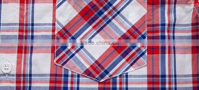 New arrival garment 100% cotton casual check pattern latest shirts for men pictures