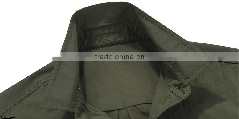 wholesale price slim fit design100% polyester dry fit business shirt