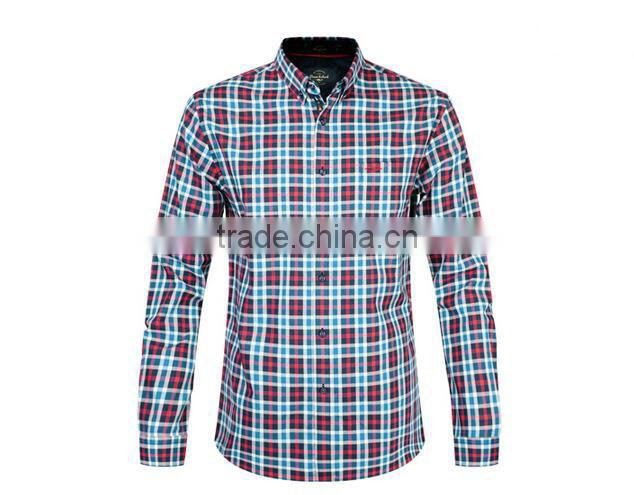 Precious clothes 100% cotton wholesale custom plaid new model button down shirts mens