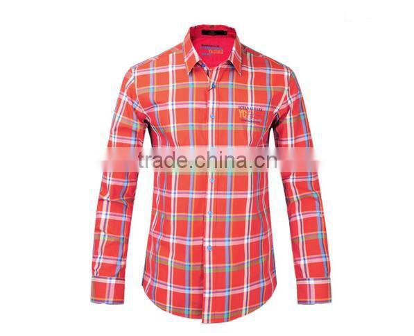 OEM best shirt manufacturers 100% cotton plaids designer check shirts for men