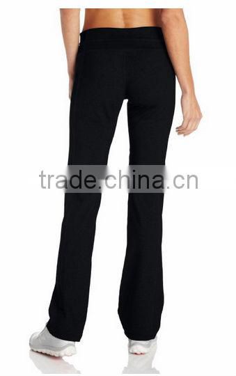 Factory Price Wholesale Women's Compression Long Pant Straight Leg Pants