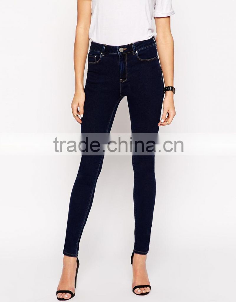 Wholesale lady jeans, slim jeans pent