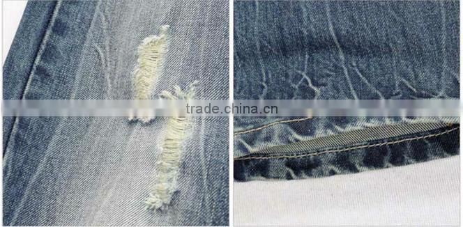 Fashion Stylish Men's Designed Straight Regular Fit Trousers Casual Jean Plaid Pants JeansTrousers