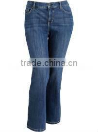 Factory Wholesale Price Women Boot Cut Jeans, jeans women