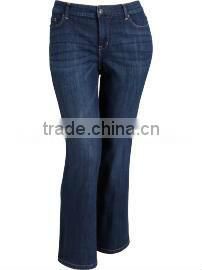 Factory Wholesale Price Women Boot Cut Jeans, jeans women