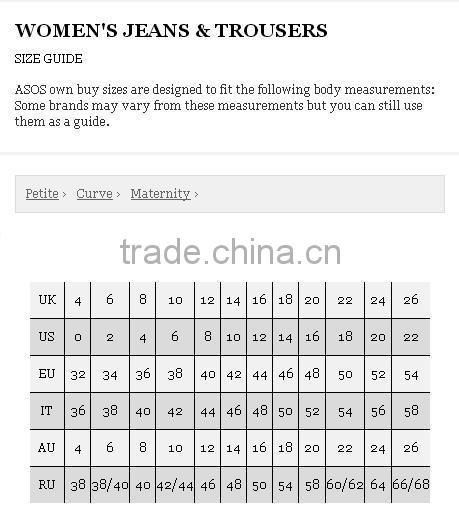 Wholesale lady jeans, slim jeans pent