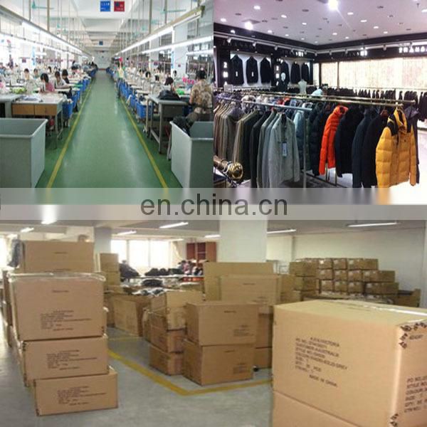 100% polyester fabric duck filled fox callor Mens jacket