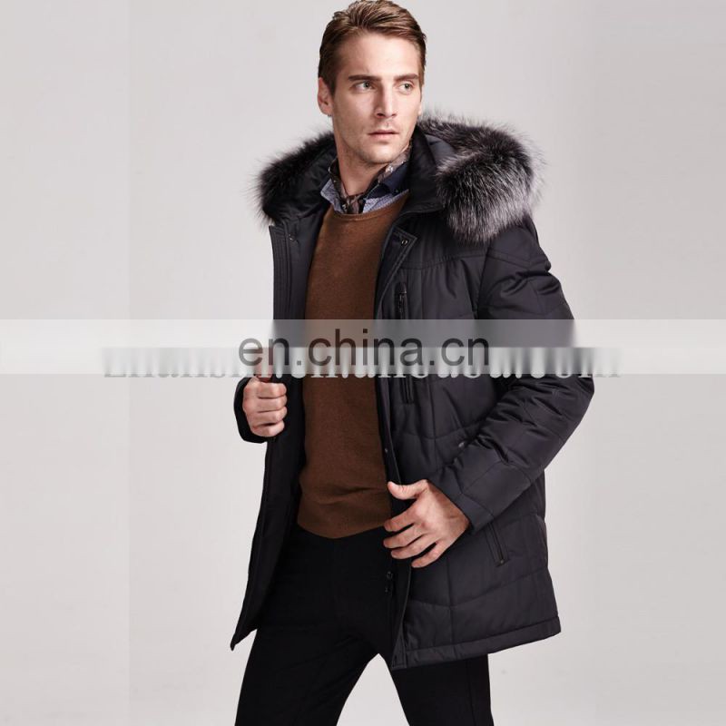 Fashion Handsome With Fur Collar Plus size Men Winter Down Jacket