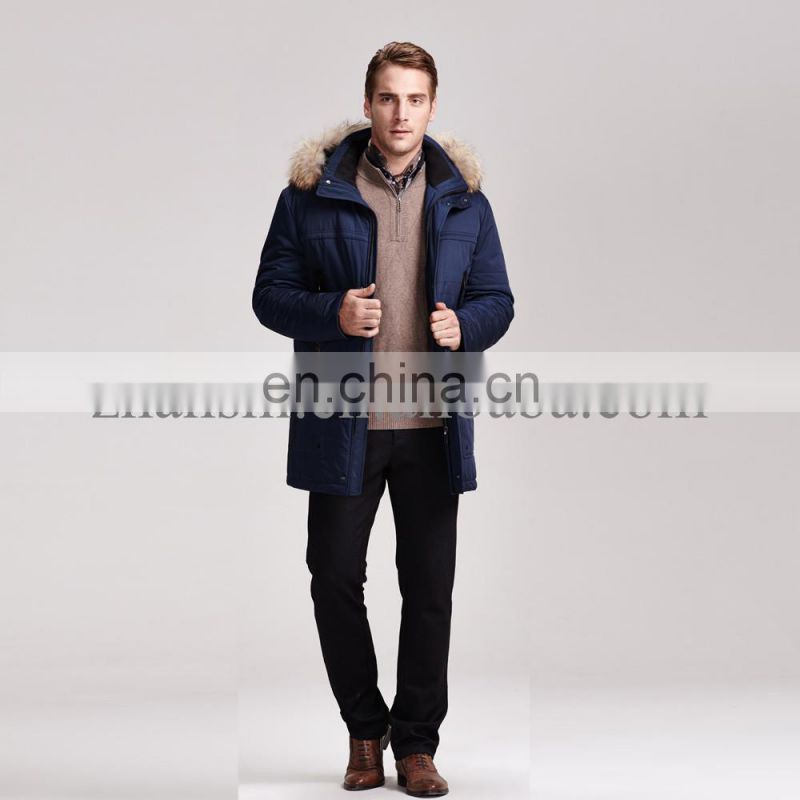 2015 New Arrive High Quality Collar Removable Big Pocket Man Winter Jacket Parka jacket