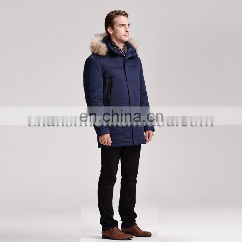 2015 New Arrive High Quality Collar Removable Big Pocket Man Winter Jacket Parka jacket