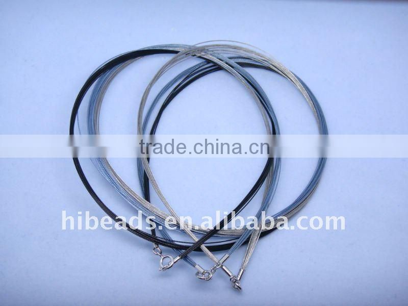 New rare leather cord necklace with clasps LC0017