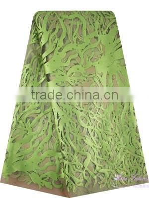 High Quality African Wedding Lace Fabric With Diamond Elegant Lace Embroidered Tulle Fabric