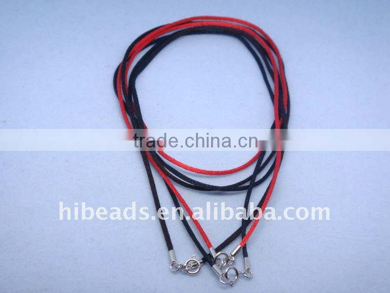 Wholesale hot sale new leather cord necklace with clasps LC0019