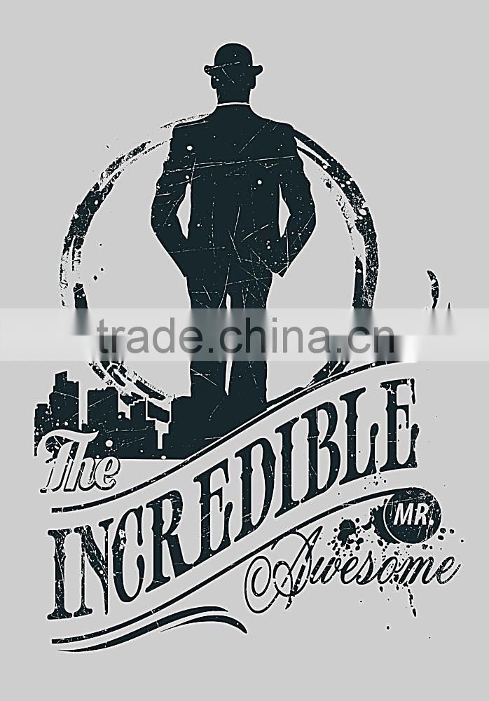 custom print t-shirt cotton polyester men t shirt wholesale