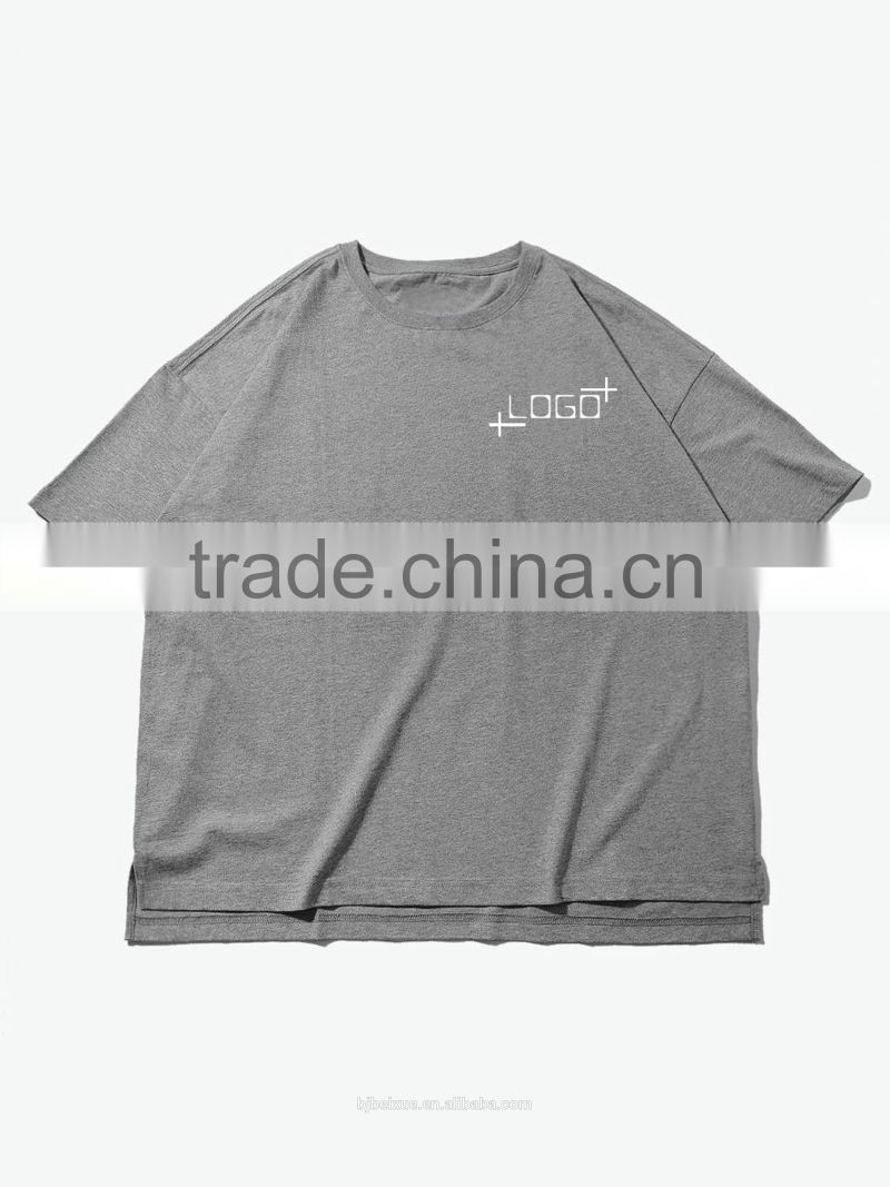 cotton polyester high quality round neck custom t-shirt printing custom t shirt