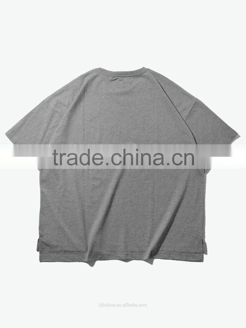 cotton polyester high quality round neck custom t-shirt printing custom t shirt