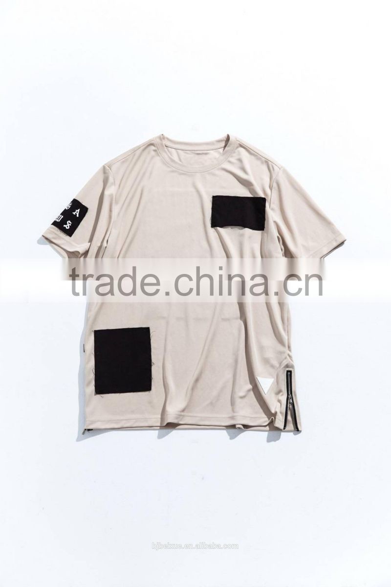 printing sports plain no brand organic cotton t-shirt for men and women