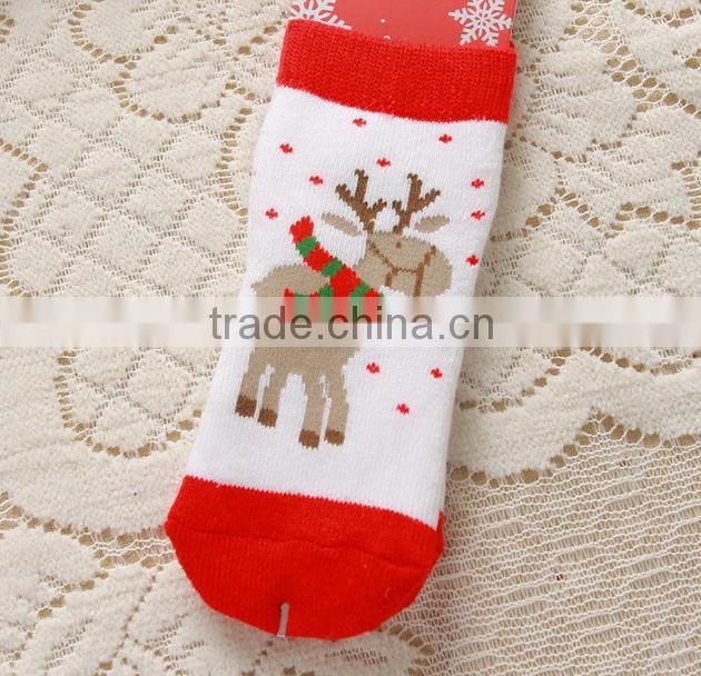 Baby socks for Christmas Warm New Year holiday socks for children