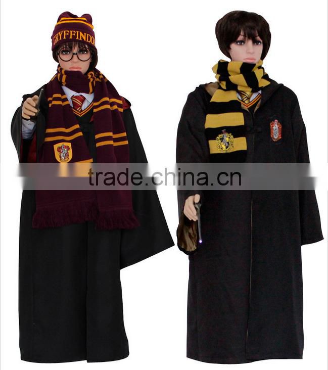 Harry Porter uniform Gryffindor robes Halloween Costume Cosplay Cloak