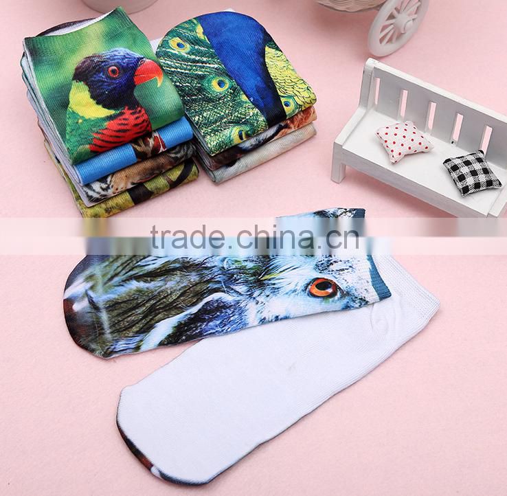 2015 3D boat socks Animal printed socks factory direct sales