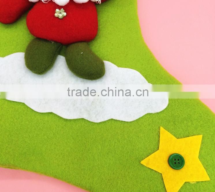 2015 Christmas decorations Snow Christmas stockings