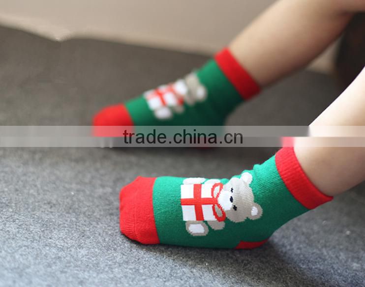 Baby socks for Christmas Warm New Year holiday socks for children