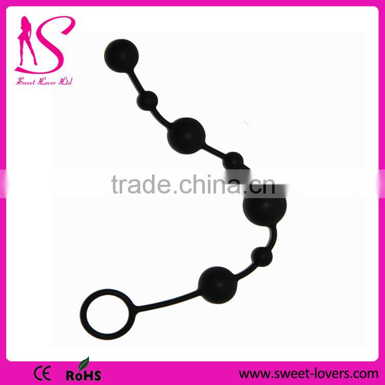 Best Selling Pretty Love beads Anal Sex Toy Product Good Grade Silicone Materials Anal Ball For vagina and anal