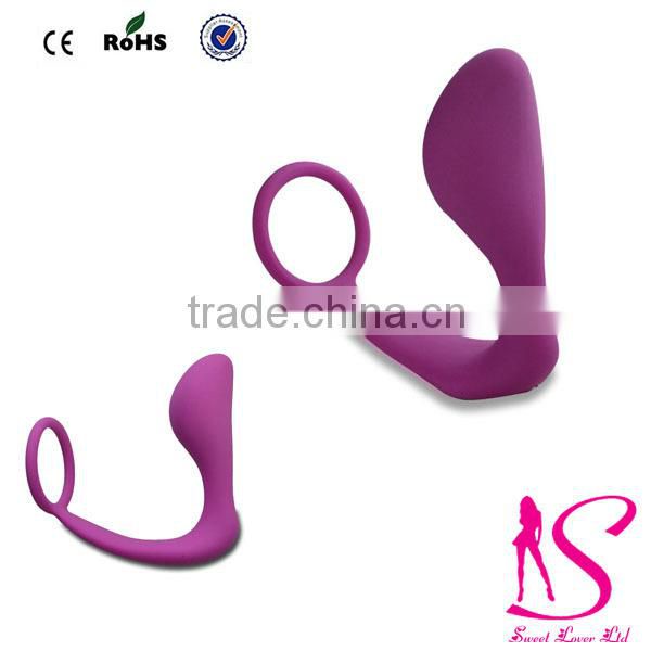 2016 High quality food grade silicone male sex toys anal plug custom butt plug For gays