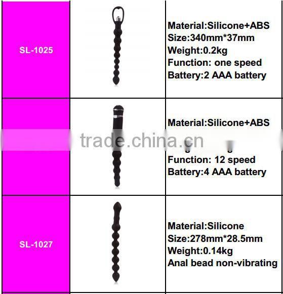 2016 Top Selling Silicone Anal G-Spot Vibrator Good design Anal vibrator For Man