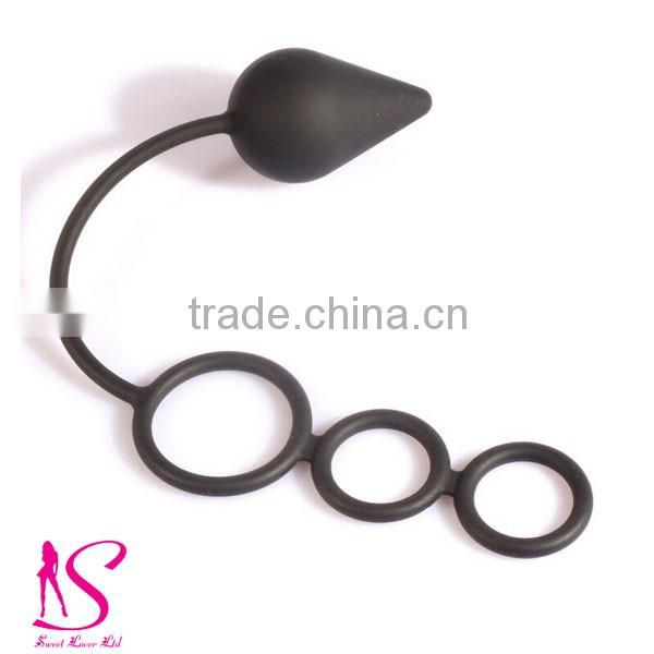 2016 High quality food grade silicone male sex toys anal plug custom butt plug For gays