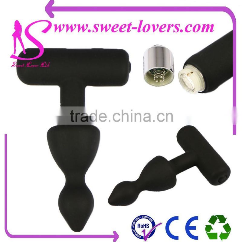 sex toys for men anal toys vibrating anal plug small silicone butt plug with one bullet