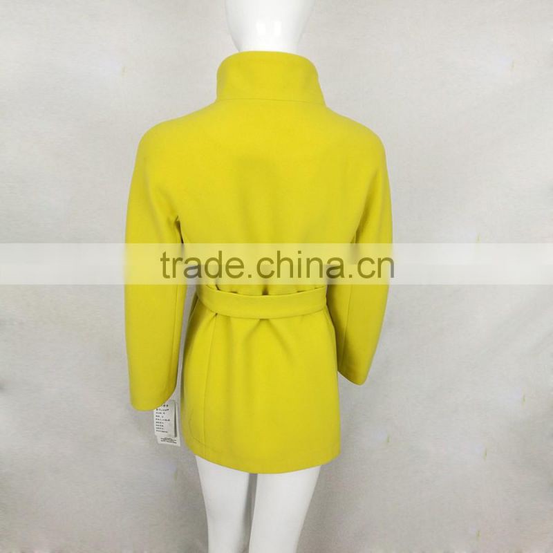 High Quality Europe & America Style Design Long Thick Wool Overcoat 2016 Winter New Women Woolen New Type Wool Coat