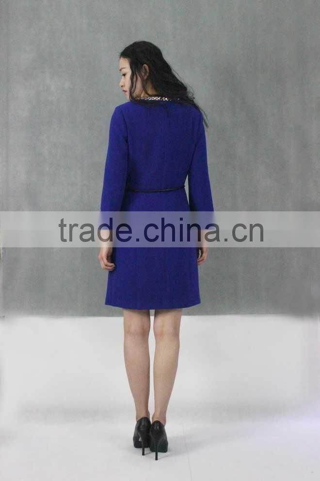 2016 Fashion Coats Wool Long Knee Length Women Overcoat Winter Coat Long Winter Coats For Girls