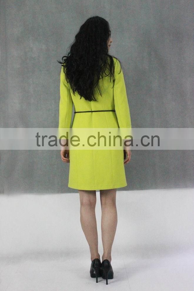 2016 Fashion Coats Wool Long Knee Length Women Overcoat Winter Coat Long Winter Coats For Girls