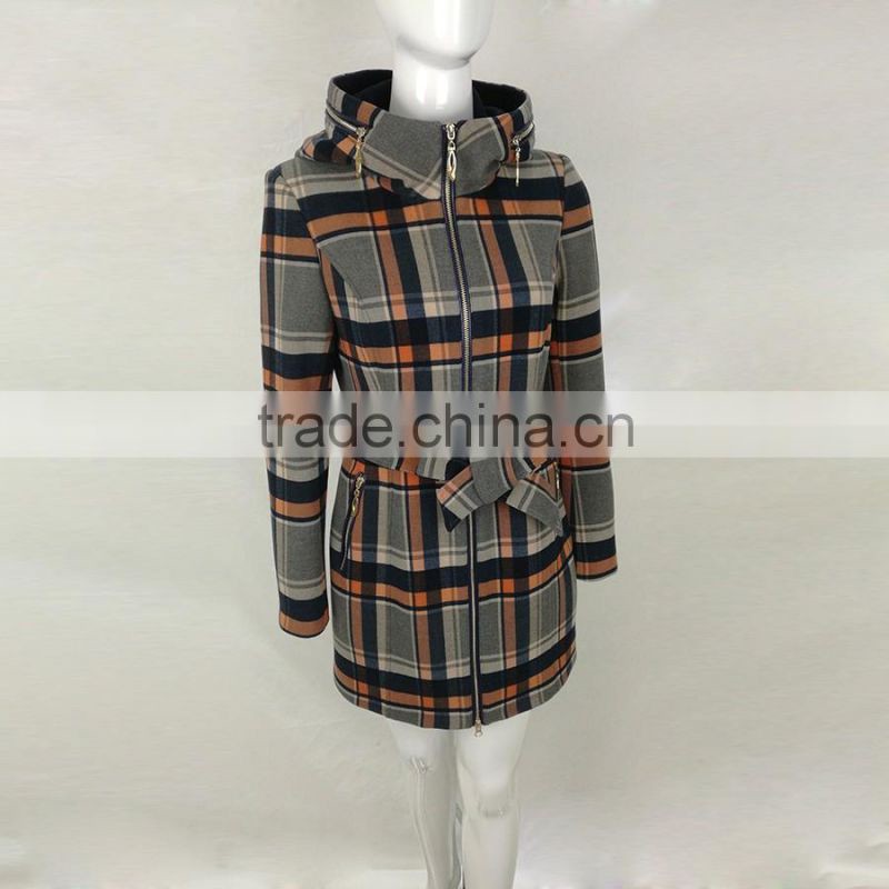 High quality 2016 new fashion elegant autumn long sleeve long trench woman overcoat cheap womens designer winter coats