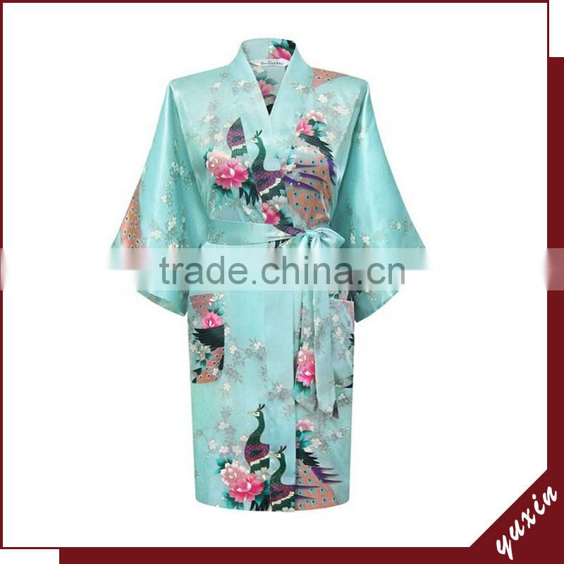 robe dubai turkey Stock Woman Sleepwear / Kimono Bathrobe KS0007
