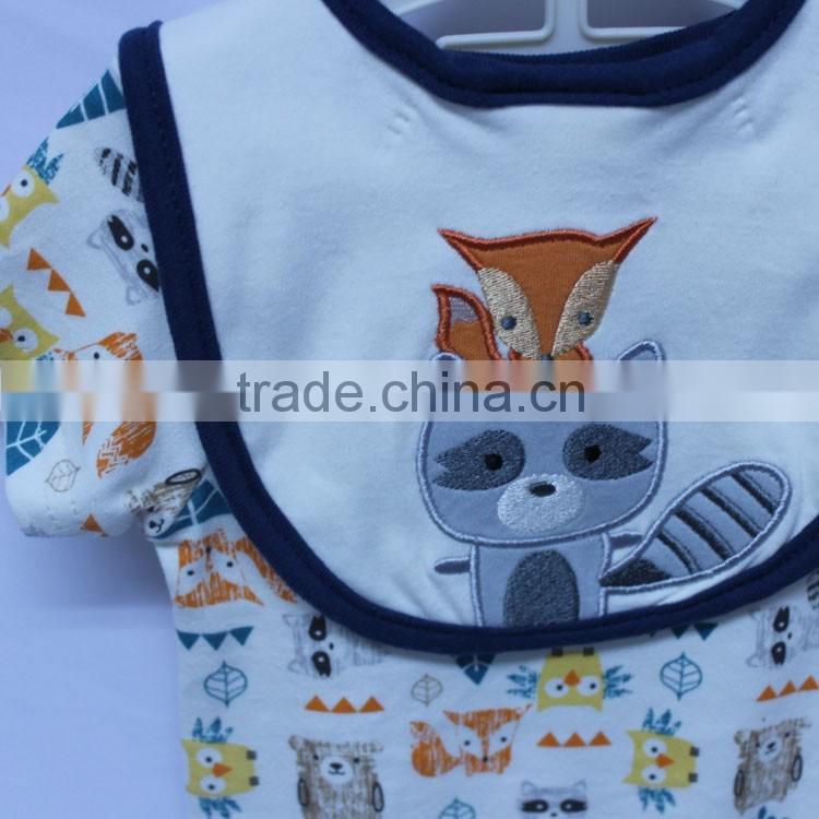 Factory Design Available 0-3 Year-old Cute OEM Knitted Baby Romper 100% Cotton