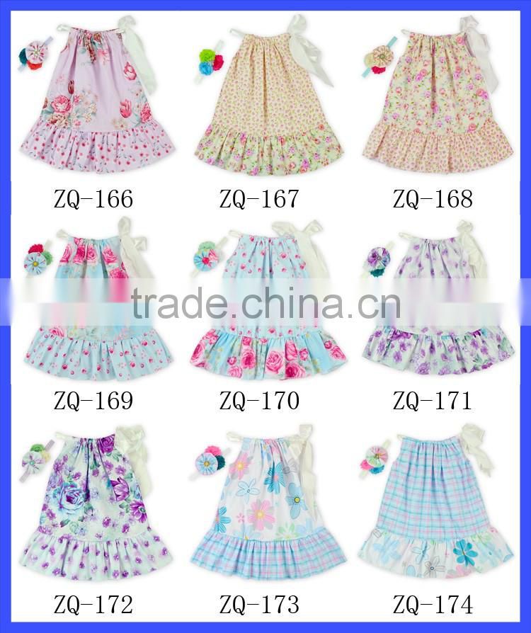 cute baby girls 18 inch doll clothes summer floral cotton candy dress for dolls