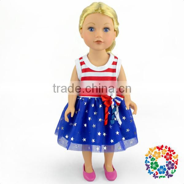 wholesale doll outfits 18" doll pom pom romper