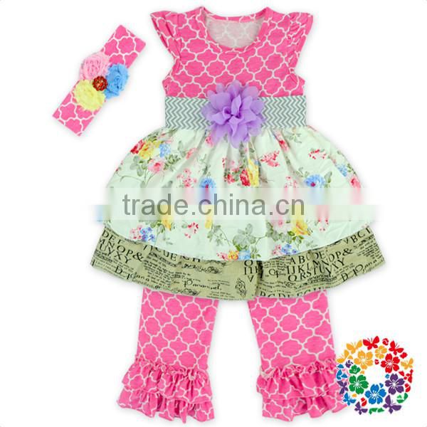 cute baby girls 18 inch doll clothes summer floral cotton candy dress for dolls