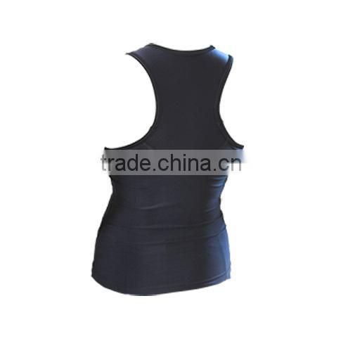 WOMEN'S COMPRESSION SINGLETS WITH BRA
