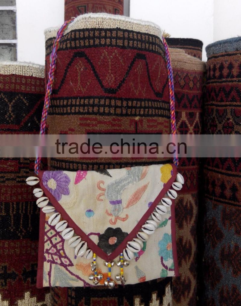 Multicolor Banjara Shell bags with sling