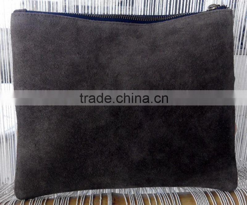 Suede Clutches with colorful banjara embroidery work